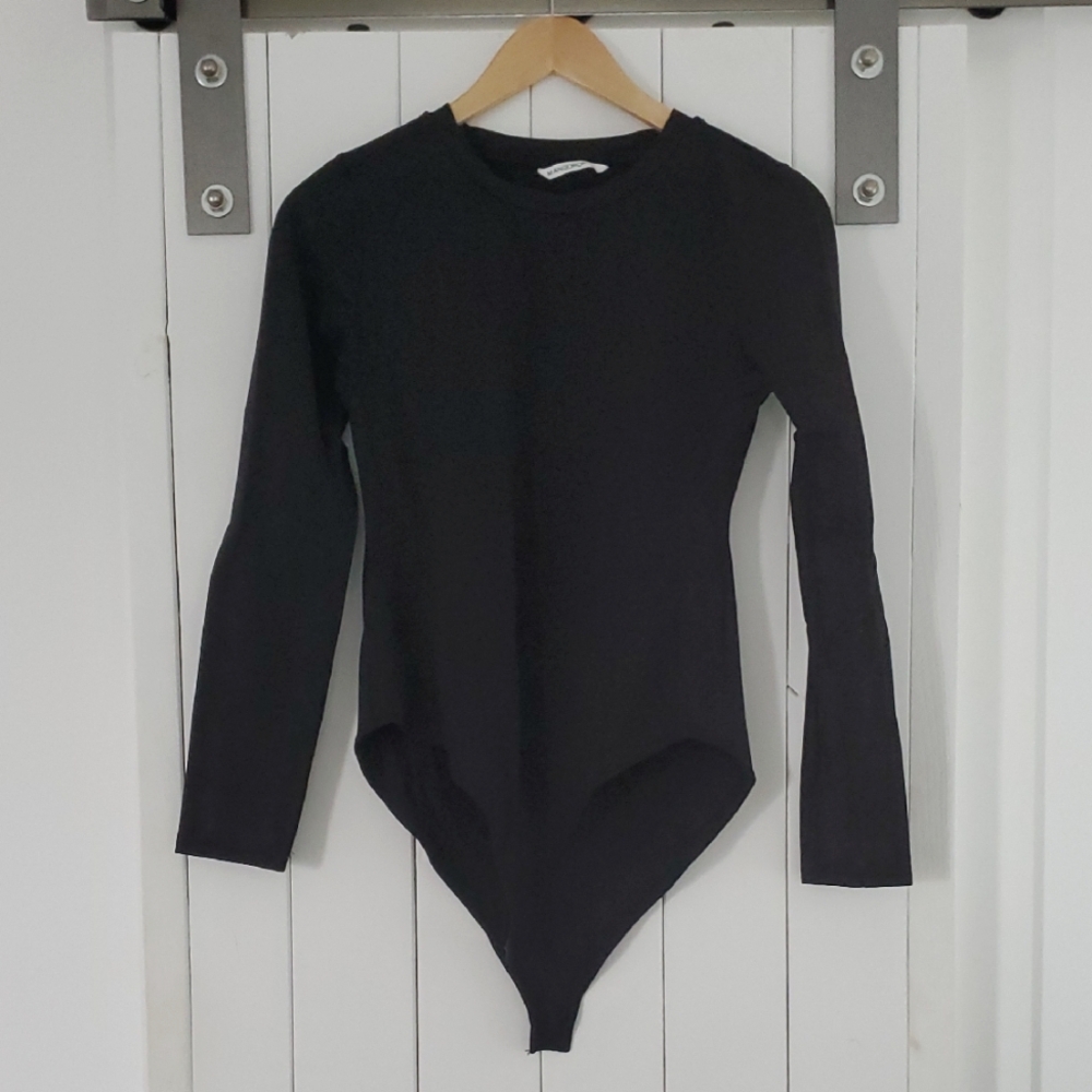 Mangopop Black Bodysuit